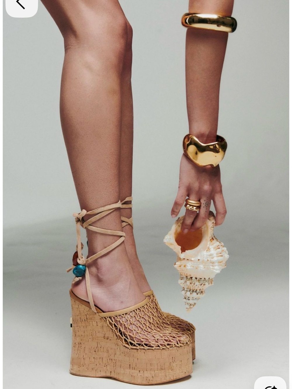 ISO NAKED WOLFE IRIS WEDGE SIZE 9 or 10
